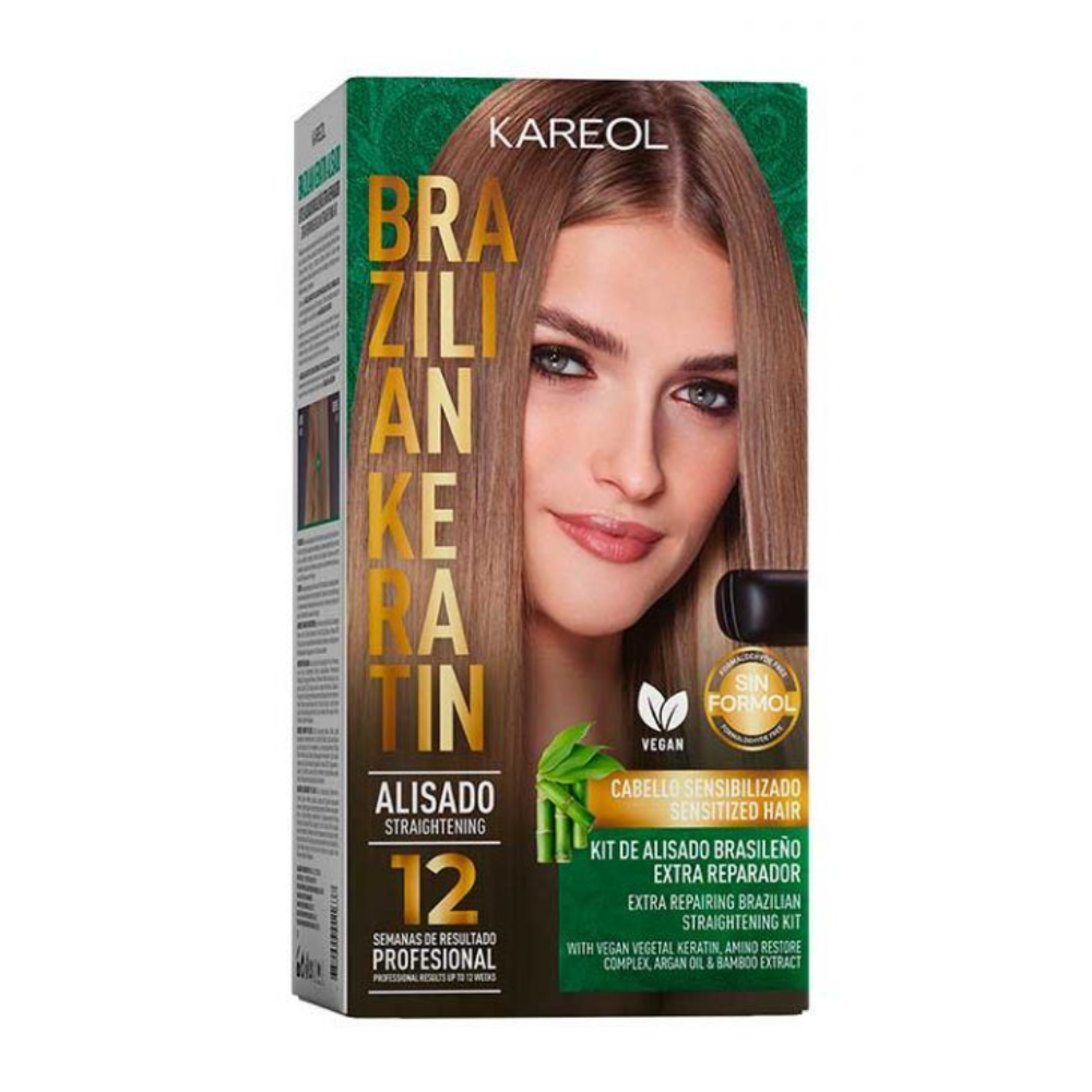 KAREOL KIT BRAZILIAN KERATIN CABELLO SENSIBILIZADO EXTRA REPARADOR