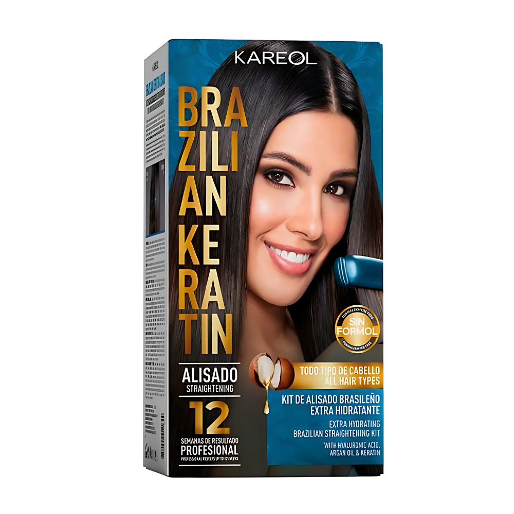 KAREOL KIT BRAZILIAN KERATIN TODO TIPO DE CABELLO EXTRA HIDRATANTE