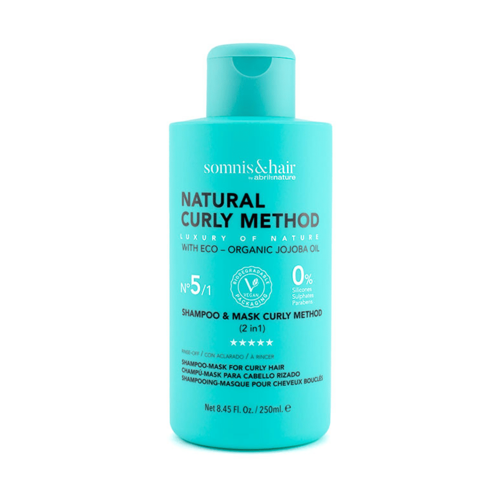 SOMNIS & HAIR CHAMPU-MASK PARA CABELLO RIZADO 250 ml.