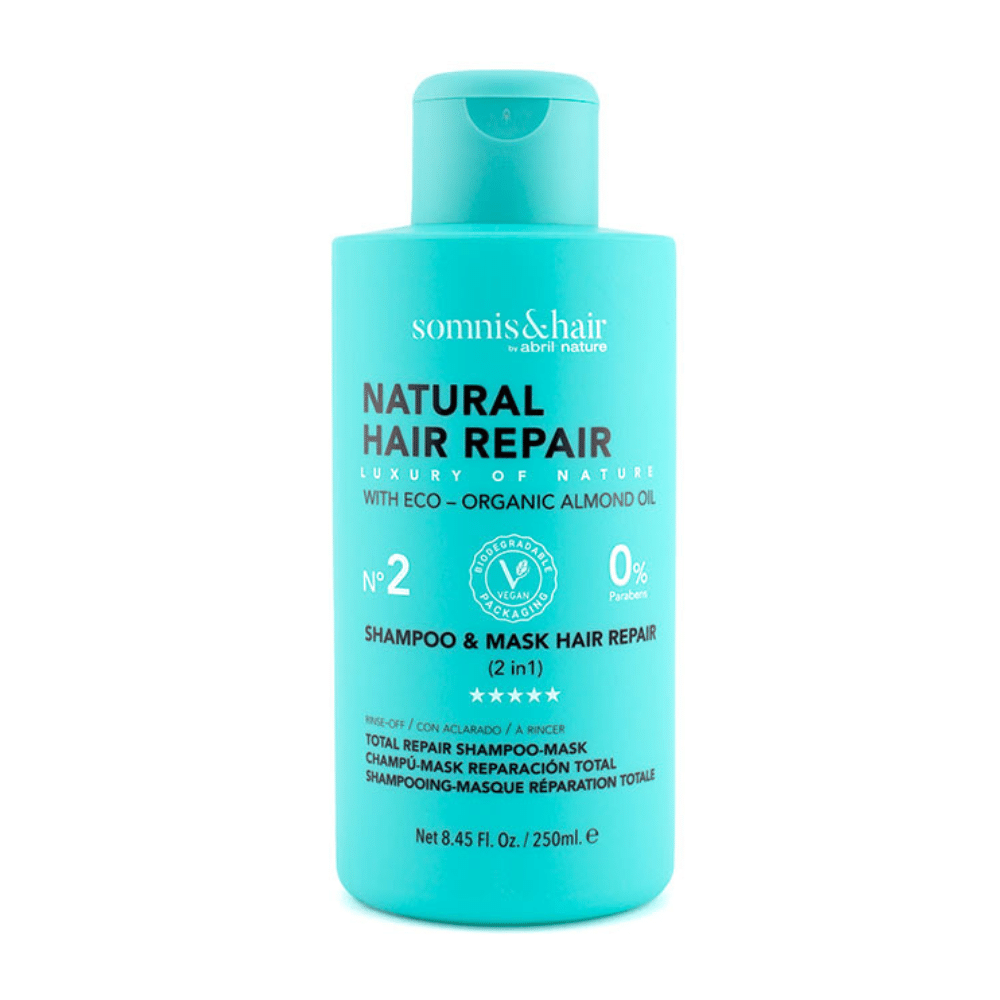 SOMNIS & HAIR CHAMPU-MASK REPARACIÓN TOTAL 250 ml.