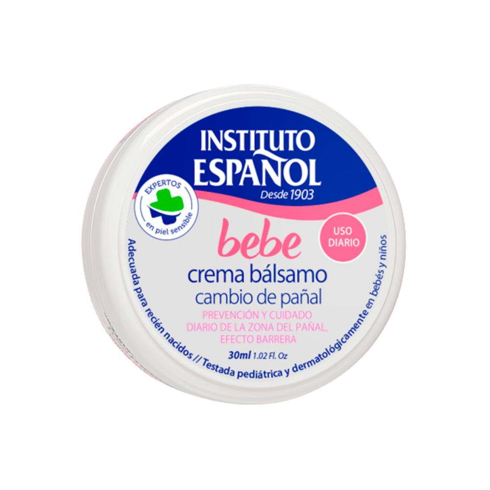 TARRO CREMA BALSAMO PAÑAL BEBE INSTITUTO ESPAÑOL 30 ml.